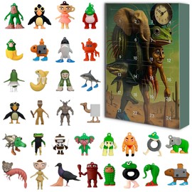 PICKONA Italian Brainrot Advent Calendar 2025 for Kids - 24pcs Set Tung Tung Tung Sahur Figures for Kids & Adults, Tralalero Tralala-Inspired Gifts for Fans,Colleagues,Friends
