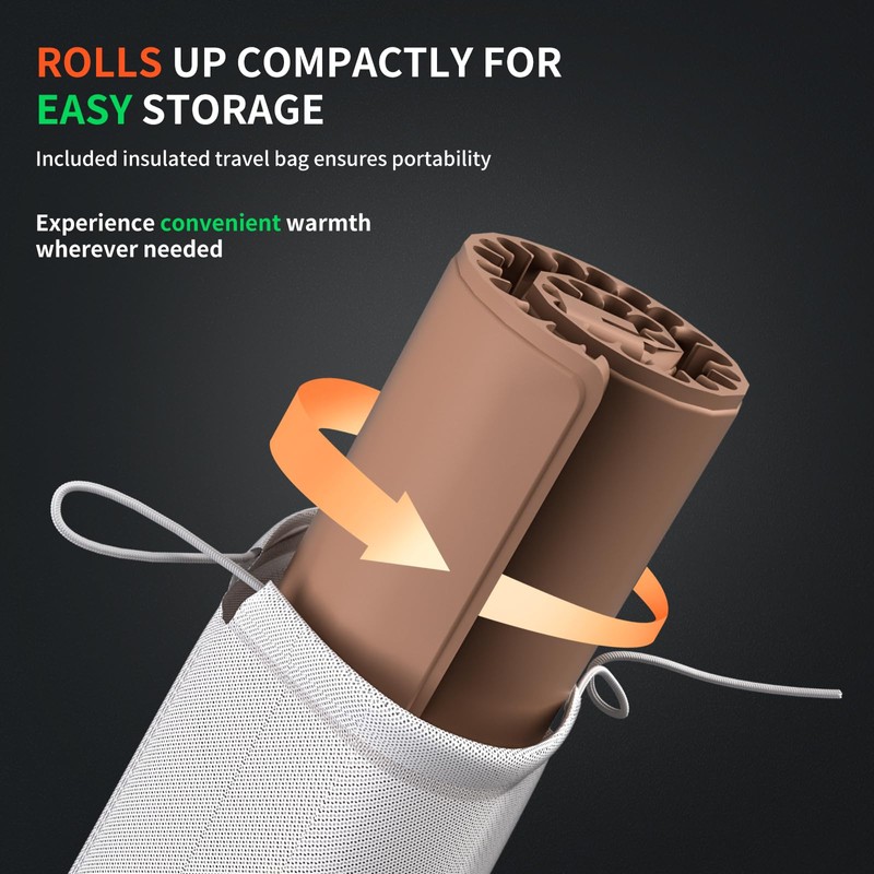 Heapsion Food Warming Mat, Electric Plate with 6 Level Temp