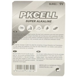 BlueDot Trading Heavy Duty 9 Volt Alkaline Batteries for Smoke and Carbon Monoxide Detectors, Security devices and Fire Alarms, (Packaging may vary), Quantity 4 Count