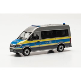 herpa 096638 96638 Man Man TGE Bus High Roof "Police Baden-Württemberg" Car Miniature Models Small Model Collectible Detailed Multi-Colour