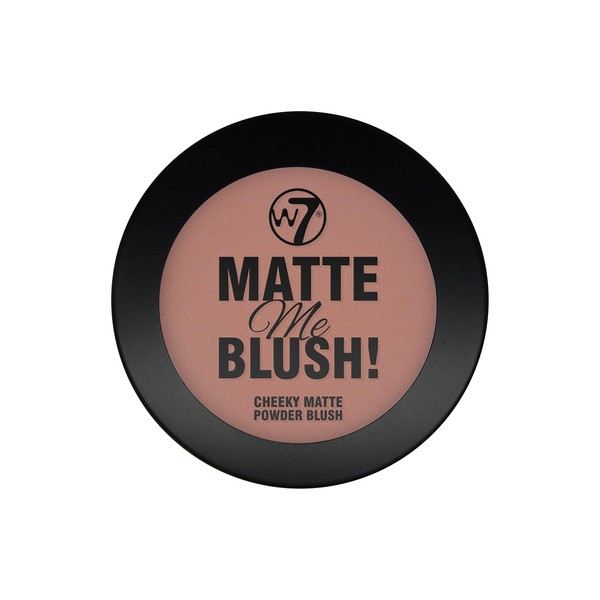 W7 Matte Me Blush - Pigmented Matte Finish Powder Blusher - Long-Lasting Face Makeup (Brown Pink: El Toro)
