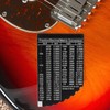 String Action Ruler Stainless Steel Guitar Fret Ruler String Height