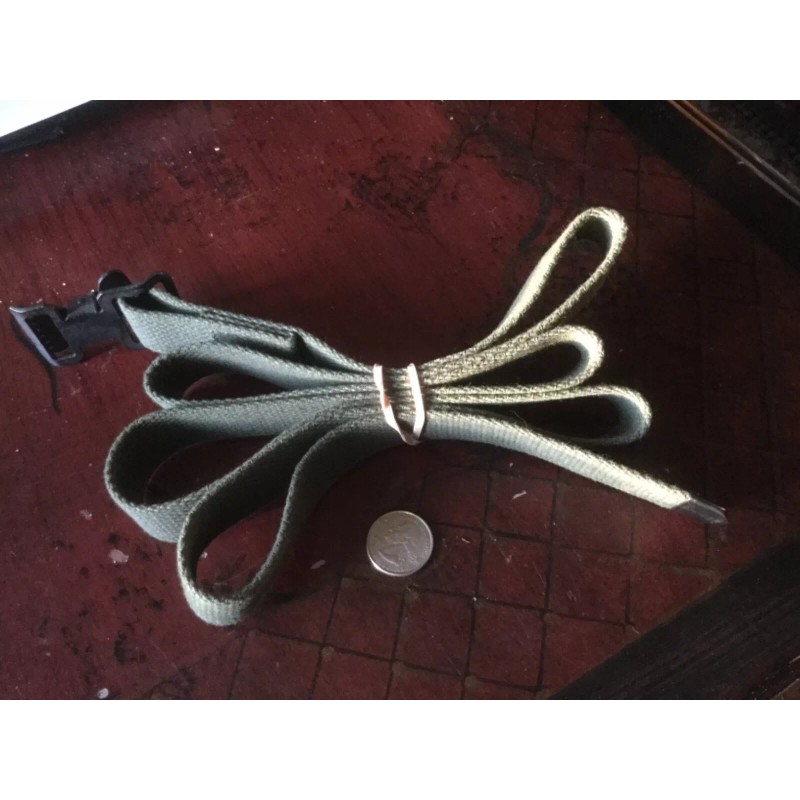 military green strap tie down HMMWV jeep willys GP canvas