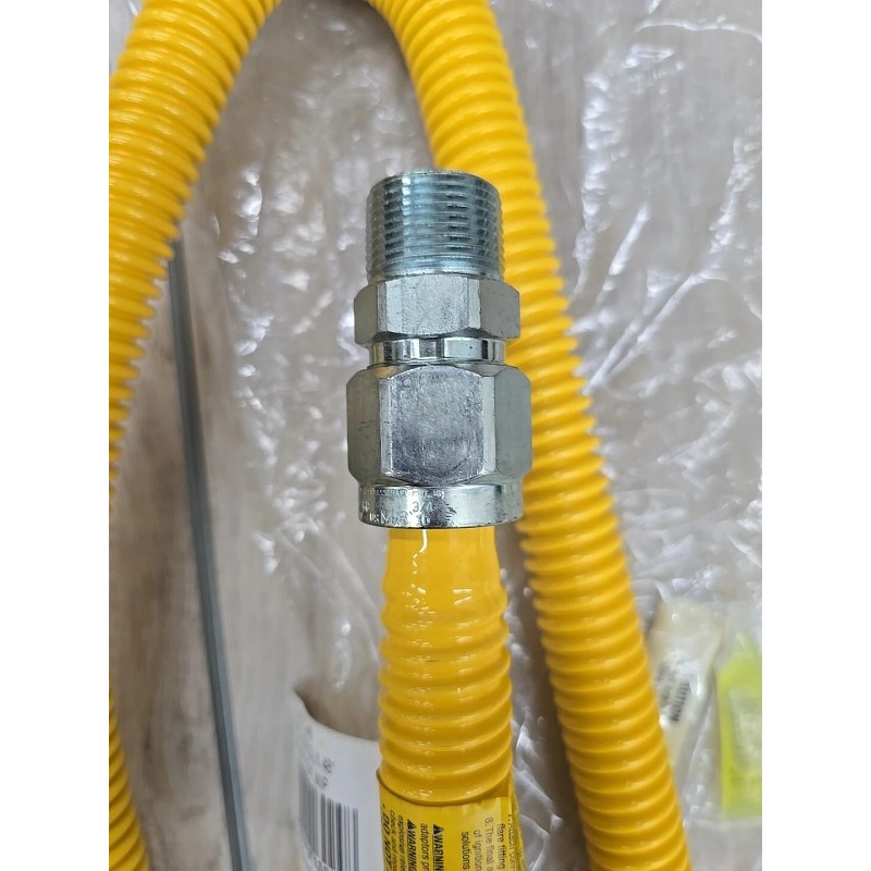 Brasscraft 48" Stainless Steel Gas Appliance Connector CSSB11-48 3/4"MIPx3/4"MI