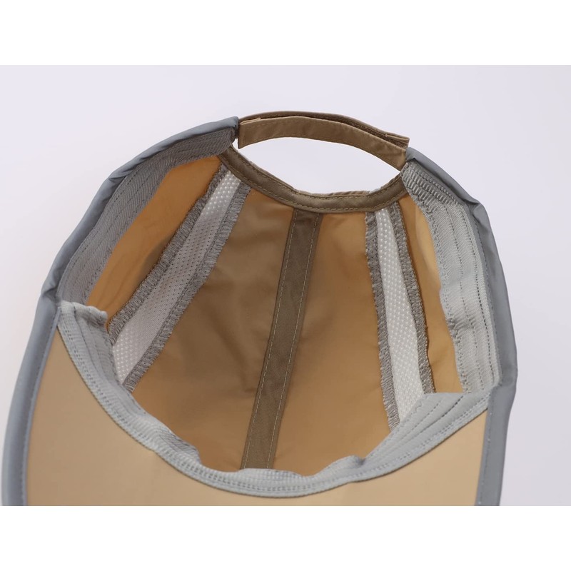 CONNECTILE Folding Mesh Sports Cap Reflective Stripe Breathable Runner Cap,