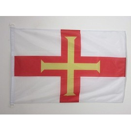 AZ FLAG Guernsey NAUTICAL Flag 18'' x 12'' - British flags 30 x 45 cm - Banner 12x18 in for boat