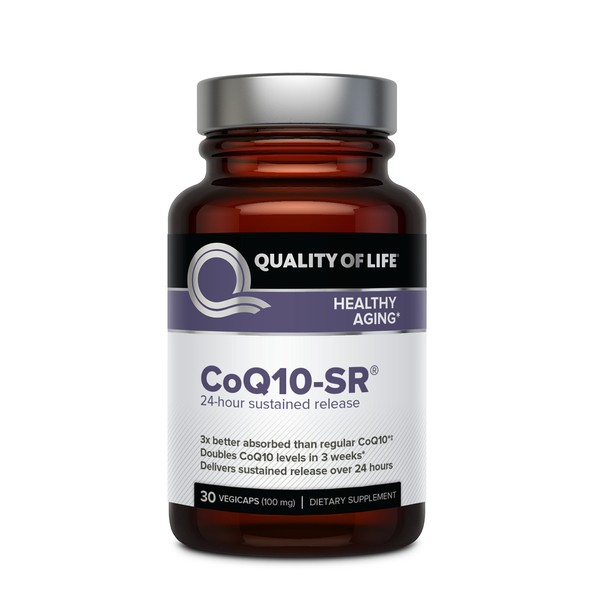 Potente suplemento CoQ10 – MicroActive CoQ10 liberado sostenido para una absorción mejorada – 100 mg de CoQ10 por cápsula soporta cardiovascular, inmune, energía y salud cardíaca-30 cápsulas vegetales