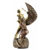Ebros Egyptian Goddess Isis Ra Holding Ankh Figurine 9"H Statue