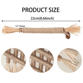 Cat Dental Care Toy, Pack of 5 Chew Toys Cat Catnip Sticks for Cats Chewing Woods Silvervine Sticks Silvervine Stick Chew Sticks for Cats for Cats to Play Bite Chewing