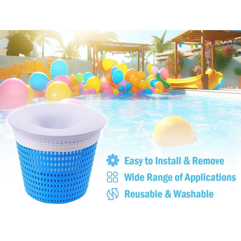 Hitopin Pack of 30 Pool Skimmer Socks, Skimmer Basket Net,