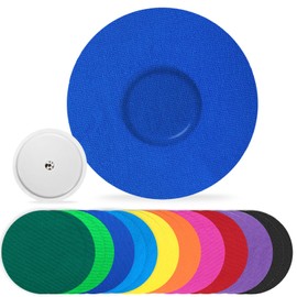 funpatch Freestyle Waterproof Libre 2 Sensor Covers, 20Pack Adhesive Patches for Libre 2 Flexible CGM Tape Hypoallergenic & Latex-Free 14 Days Long Stay No Glue in The Center, Multi-Colored