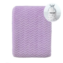 CREVENT 30''X40'' Soft Cozy Warm Baby Blankets for Boys Girls Solid Color - All Season Use - Newborn Essentials (Wave Lanveder)