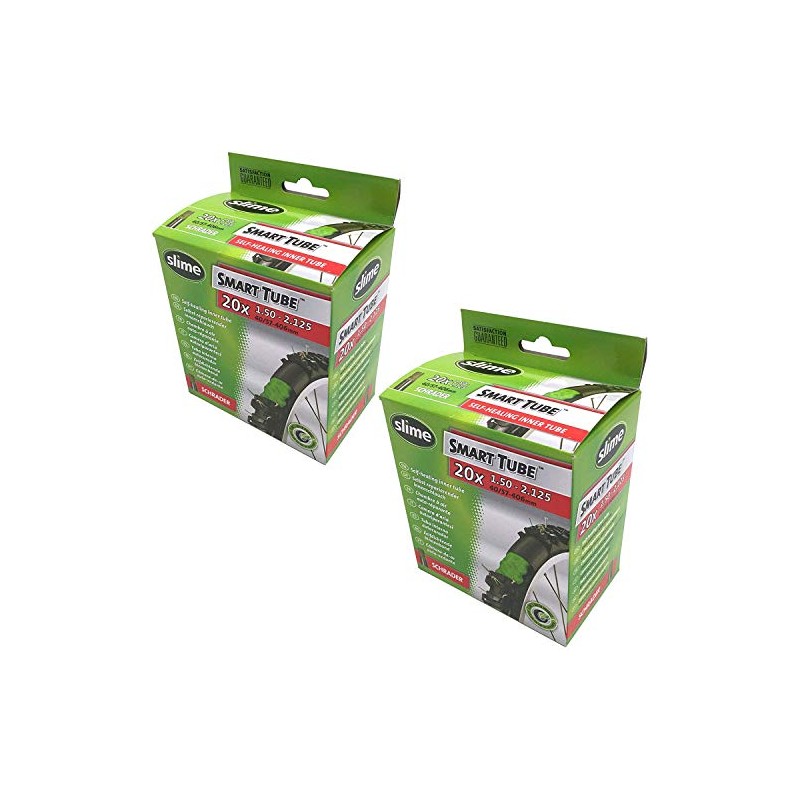 Slime 20" X 1.50-2.125 Self Healing Inner Tubes with Schrader
