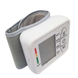 Tensiómetro para Presión, PressuMatic, MXPUA-001, 1Pza, Blanco, LCD, 2 Pilas AA, 135 a 195mm Diámetro Muñeca