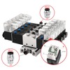 Heschen Electrical Pneumatic 5 Solenoid Valve, 4V230C-08, 24VDC, PT1/4, 5