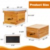 MayBee 8-Frame Beehive Starter Kit, Bee Hive Kit Dipped in