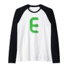 Creative Bold Green Letter E - Design Alphabet - Marker