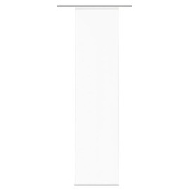 HOME WOHNIDEEN Panel Curtain Half Organza Transparent ROM Colour White Size W x H 60 x 245 cm