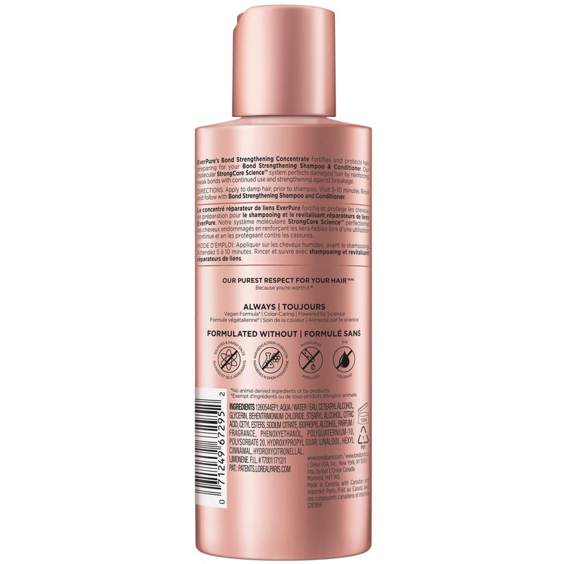 L'Oreal Paris EverPure Sulfate Free Bond Repair Pre Shampoo Treatment,