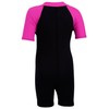 Tuga Girls Shorty 1.5mm Neoprene/Spandex Wetsuit (UPF 50+), Fuchsia, 5