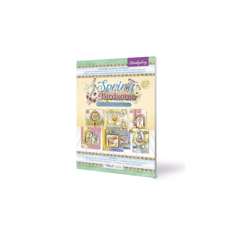 Hunkydory - Deluxe Craft Pads (Spring Birdsong)