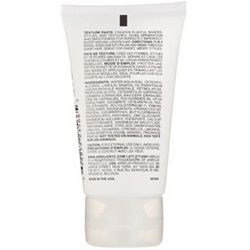 ARROJO Texture Hair Paste – Matte Finish Hair Styling Product