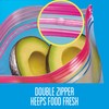 Ziploc Quart Food Storage Bags, Grip 'n Seal Technology for