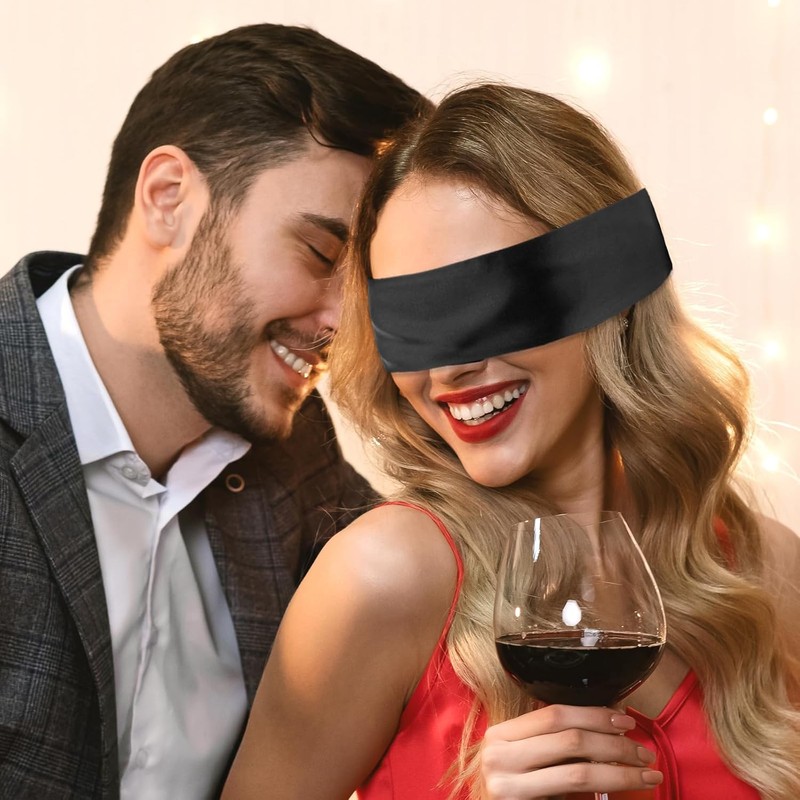 Silk Satin Blindfold - 1Pcs Silk Sleeping mask,Satin Silk Eye