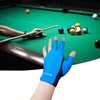 TUKEVA Pack of 2 3 Finger Snooker Gloves, Non-Slip Pool