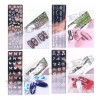 Dolores Juego Plantillas Estampado Uñas Placa Sello Raspador Esponja
