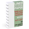Discbound Half-Letter Size Lined Paper Refill, 250 Sheets (500 Pages),