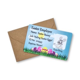 Easter Bunny Licence - Easter Gifts - Easter Egg Hunt - Token Gift