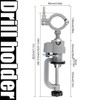 RER Drill Stand Holder Router Grinder Table Vise 360 Degree