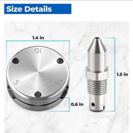 Pressure Regulator Weight and Vent Pipe Replacement Parts Compatible with All American 1930 10.5QT 15.5QT 21.5QT 25QT 30QT 41.5QT Pressure Cooker/Canner (910, 915, 921, 925, 930, 941)