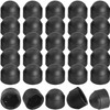 LUORNG 30PCS Outer Round Inner Hexagon Screw Cap Cover Set