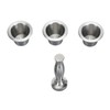 3pcs Refillable Coffee Capsule 304 Stainless Steel Coffee Pods with