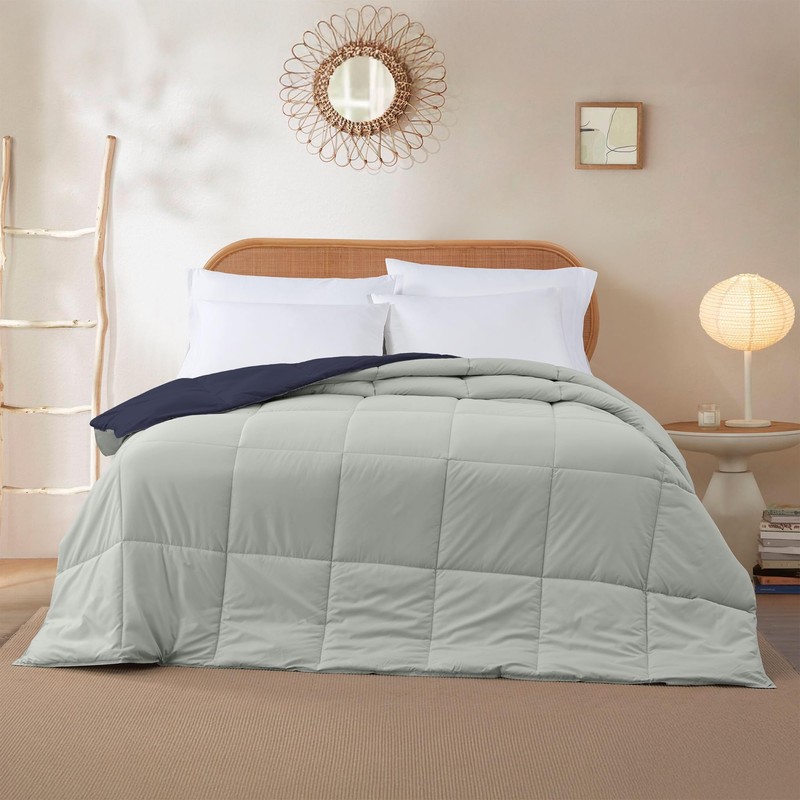 Modern Threads Down Alternative Reversible Comforter Eclipse/Silver Queen
