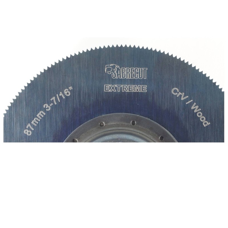 3 x 87mm SabreCut SC90F_3 Wood Cutting Blades Compatible with