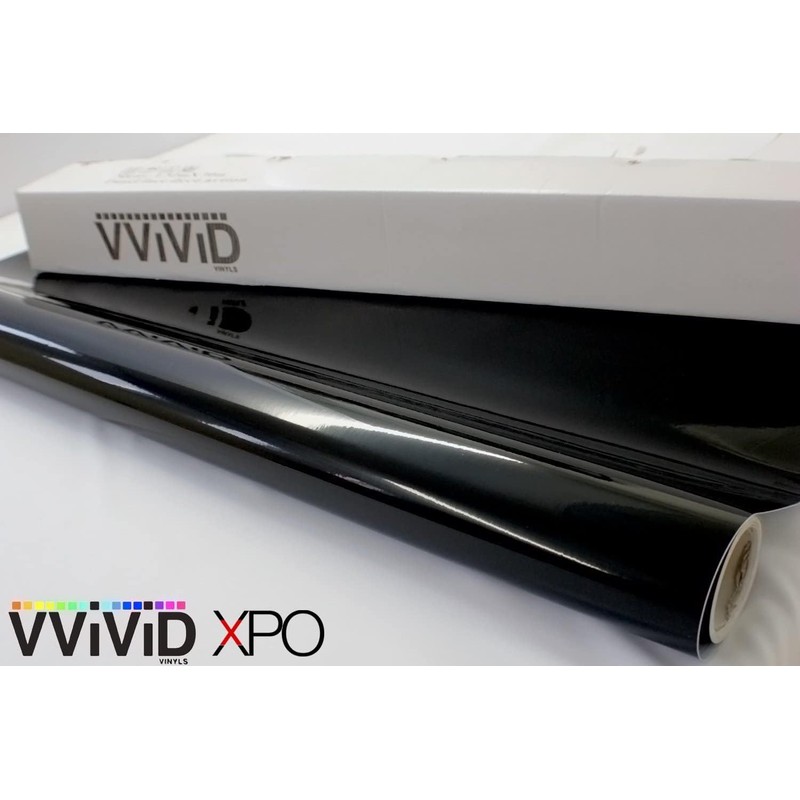 VViViD Gloss Black Vinyl Wrap Adhesive Film Air Release Sheet