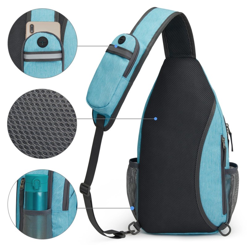 G4Free Sling Bag RFID Blocking Sling Backpack Crossbody Chest Bag