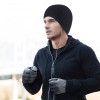 Men Black Sweat Wicking Cap Helmet Liner Skull Caps Head
