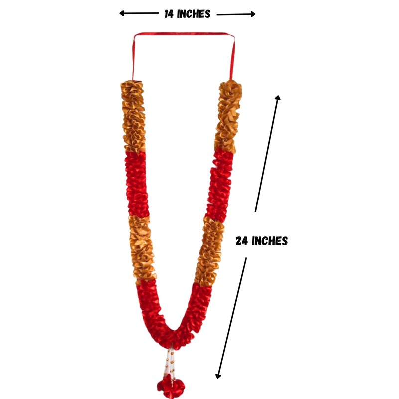 (PACK OF 4) Hajj And Ummrah Artificial roses Garland Wedding