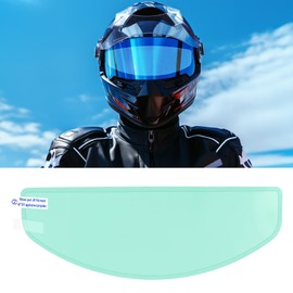 Xuzimaoyi Motorcycle Anti Fog Film, Universal Fit Helmet Visors Insert Waterproof Fog Resistant Clear Vision (Anti Fog Style3)