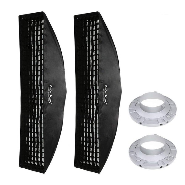 Godox 12G / 30x120cm Strip Beehive Honeycomb Grid Softbox with