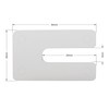 25 Pack Grass TEC 1/16" (1.5mm) Overlay Reducer, Cabinet Hinge