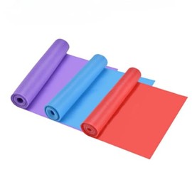 Bandas De Resistencia para Ejercicio, Pilates, Rehabilitación, Material de Látex 150cm Entrenamiento en Hogar Gimnasio o Exteriores(Morado, Azul ，Rojo