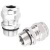 2 Pcs 1/2" NPT Stainless Steel Waterproof Cable Gland, IP68
