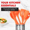 Chef Craft 7 Piece Silicone Kitchen Tool and Utensil Set,