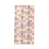 Francfranc Antibacterial Deodorizing Mixed Checkered Bath Towel, Yellow, Checkered Pattern,