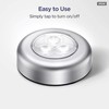 IPOW 5 Pack LED Battery-Powered Wireless Night Light Stick Tap